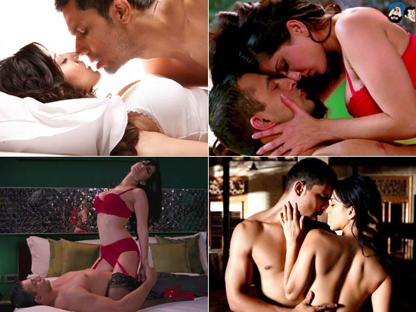 Sunny with  Randeep and Arunoday in  Jism -2