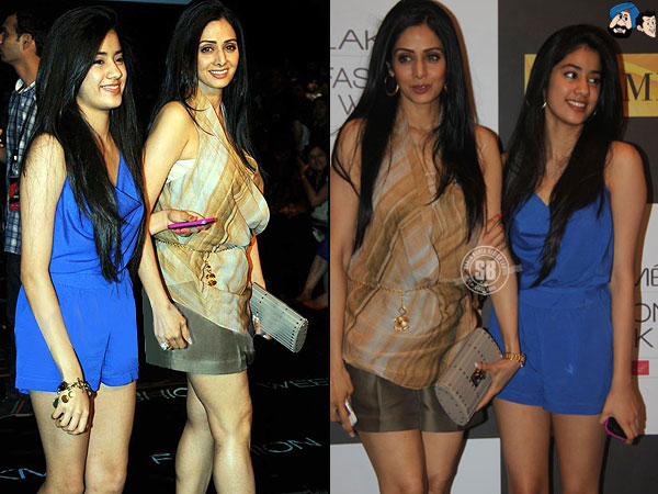 Sridevi & Jhanvi Kapoor  