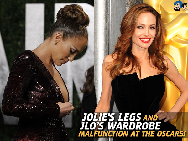 Jolie's Legs and JLo's Wardrobe Malfunction at the Oscars!