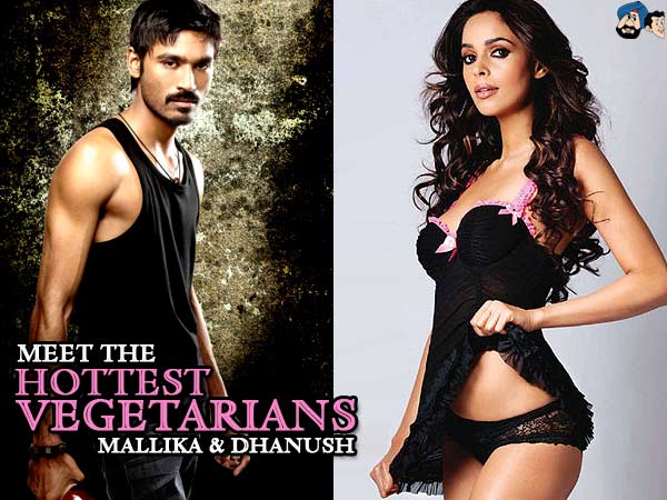 Meet The Hottest Vegetarians - Mallika & Dhanush !