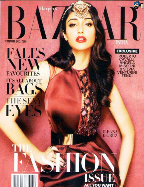  Ileana D'Cruz- Harper Bazaar