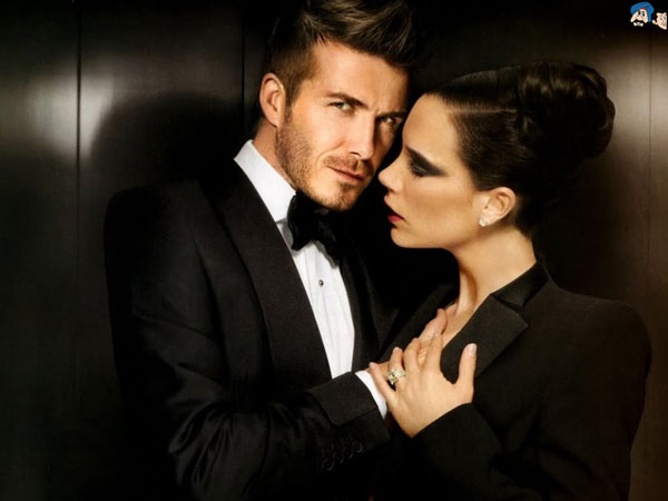 David Beckham and Victoria Beckham