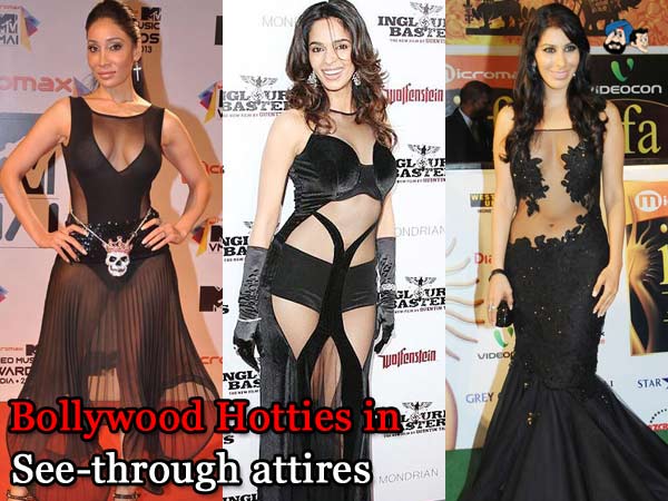 Bollywood Hotties in See-through attires 