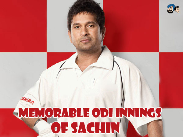 Memorable ODI innings of Sachin 