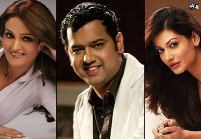 Monica Bedi-Rahul Mahajan-Payal Rohatgi