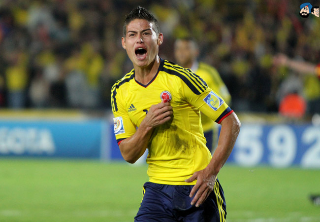 No 10. James Rodriguez (Colombia)