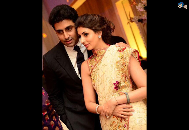 Shweta and Abhishek Bachchan