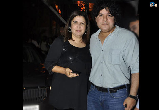 Farah and Sajid Khan