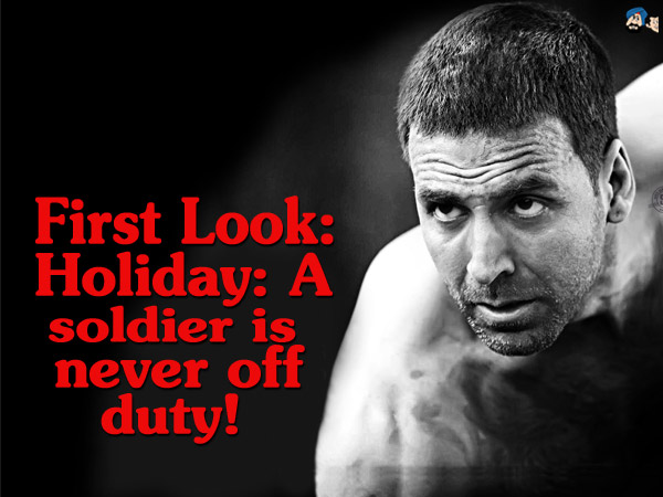 First Look: Holiday: A soldier is never off duty!