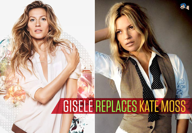 Gisele Replaces Kate Moss