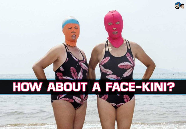 How about a Face-Kini?