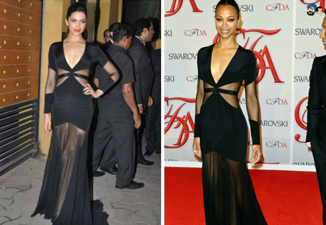 Deepika Padukone- Zoe saldana