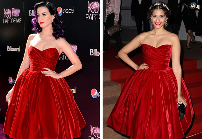 Sonam Kapoor- Katty Perry