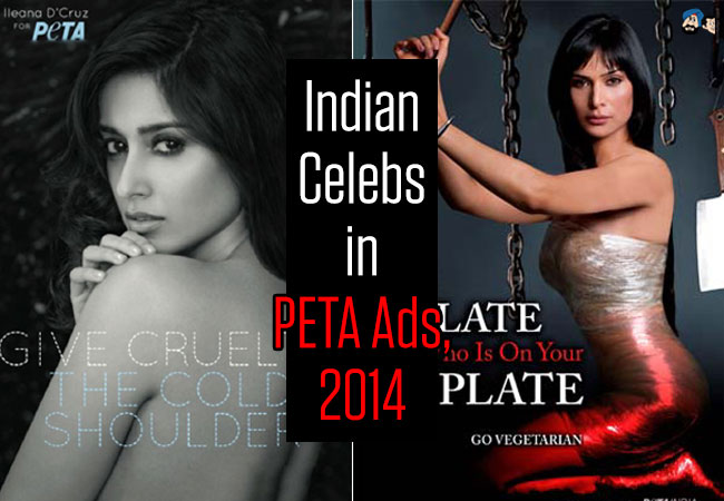 Indian Celebs in PETA Ads, 2014