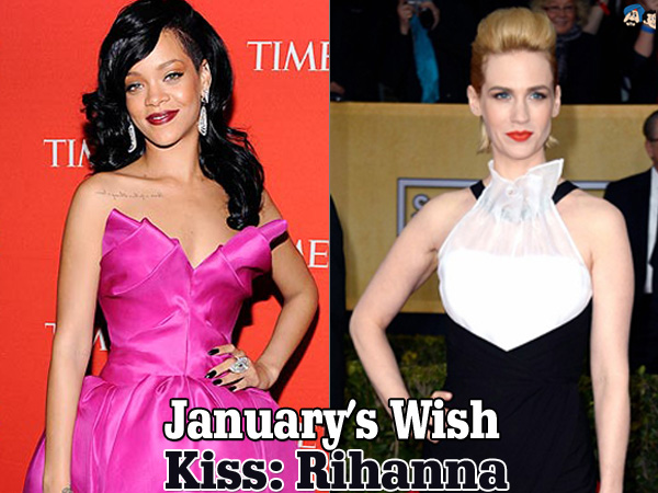 January's Wish-Kiss: Rihanna