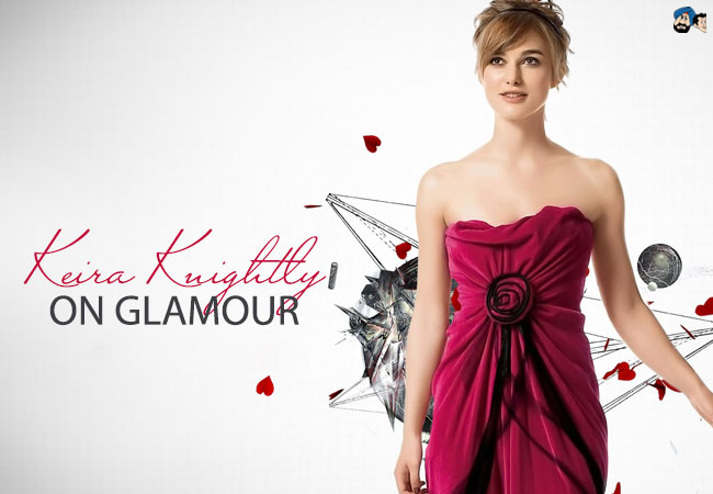 Keira Knightly on Glamour