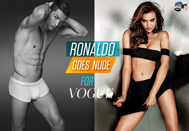 Ronaldo goes NUDE for Vogue!!!!