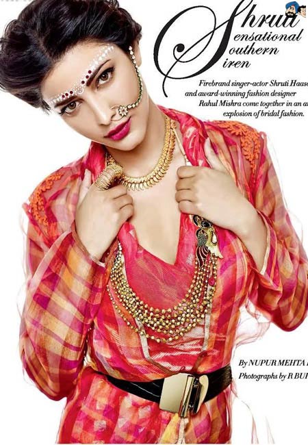 Sensational Siren: Shruti Hassan On Harper's Baazar 