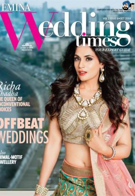 Richa Chadha -Femina Wedding Times 