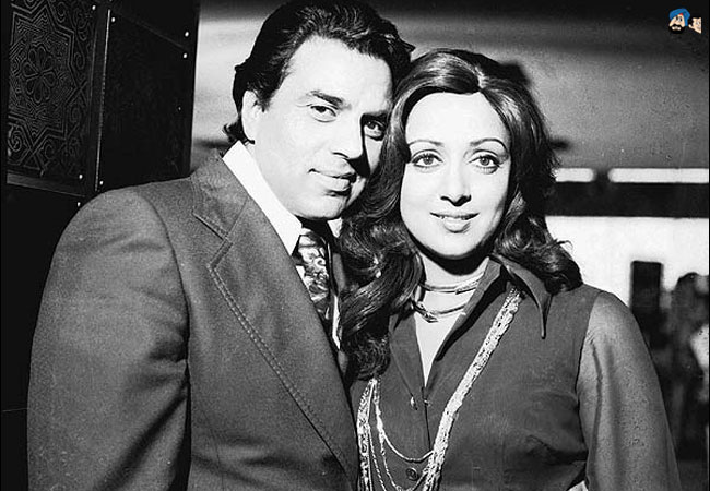 Dharmendra and Hema Malini