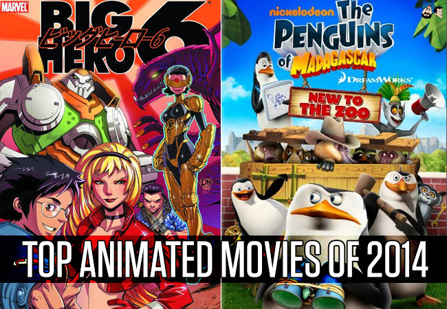 Top Animated Movies of 2014