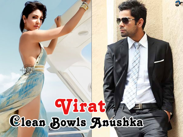 Virat clean bowls Anushka