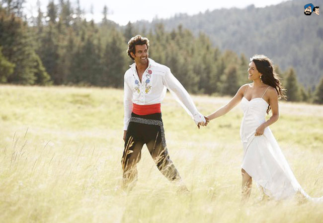 Hrithik Roshan and Barbara Moore