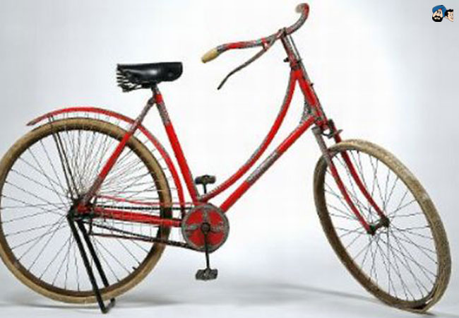 Rare Tiffany & Co. Silver Mounted Lady-s Bicycle 