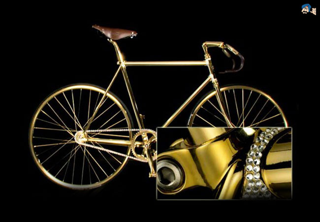 Aurumania crystal Edition Gold Bike