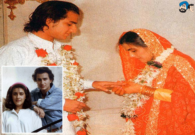 Saif Ali Khan and Amrita Singh