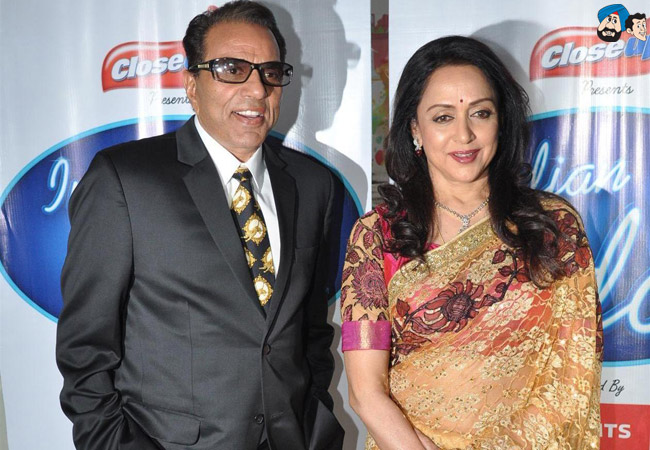Dharmendra and Hema Malini