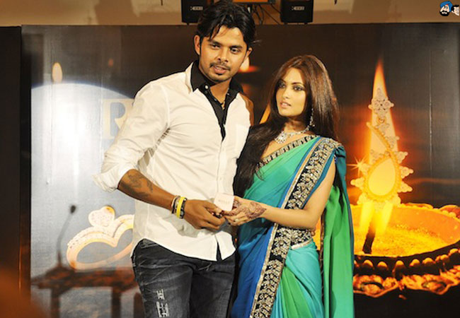 Sreesanth and Riya Sen