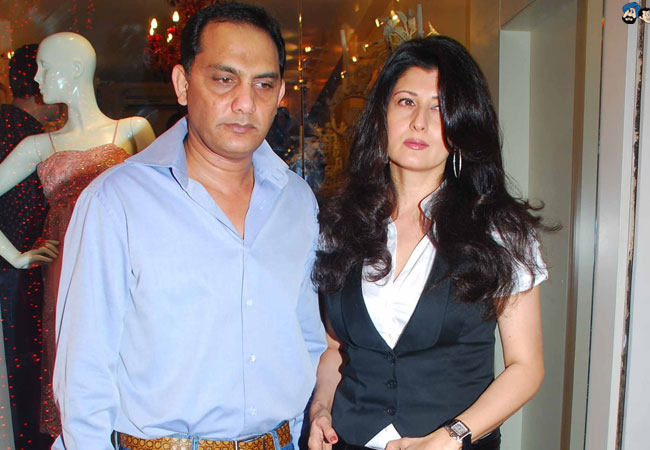 Mohammad Azharuddin and Sangeeta Beejlani