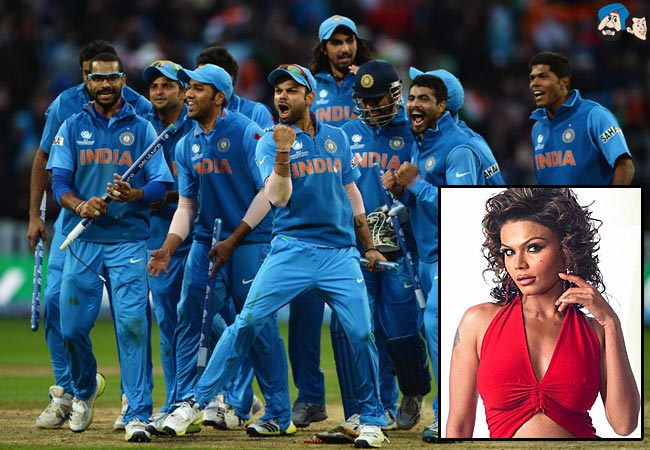 Body massage to the Indian Team