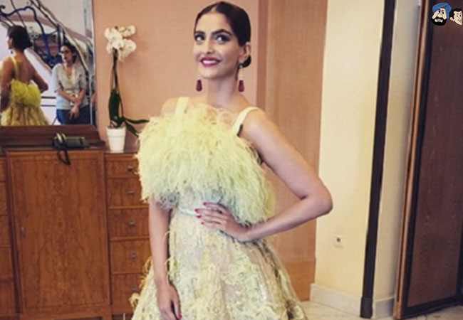 This outing featured in magazines all over the country. What were you really thinking, Sonam?