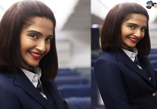 Not just her wardrobe, but Sonam also prefers perfection when it comes to hair styles. Here is a look from her upcoming movie on Neerja Bhanot.