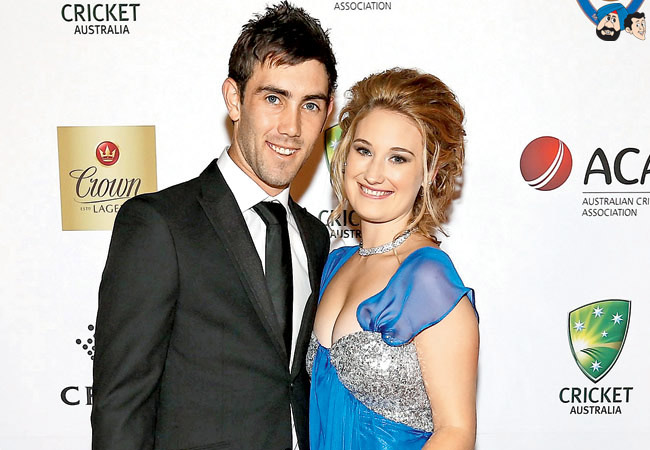 Glenn Maxwell and Jayne Egeberg (Australia)