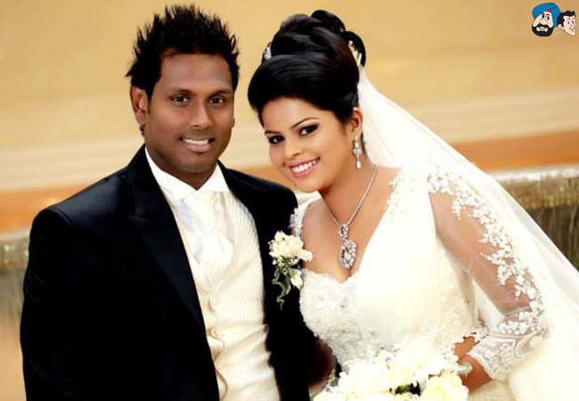 Angelo Mathews and Heshani Silva (Sri Lanka)