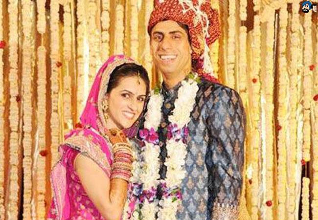 Ashish Nehra - Rushma Nehra (Chennai Super Kings)