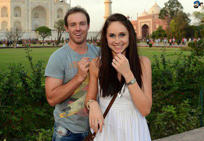 AB de Villiers  - Danielle de Villiers (Royal Challengers Bangalore)