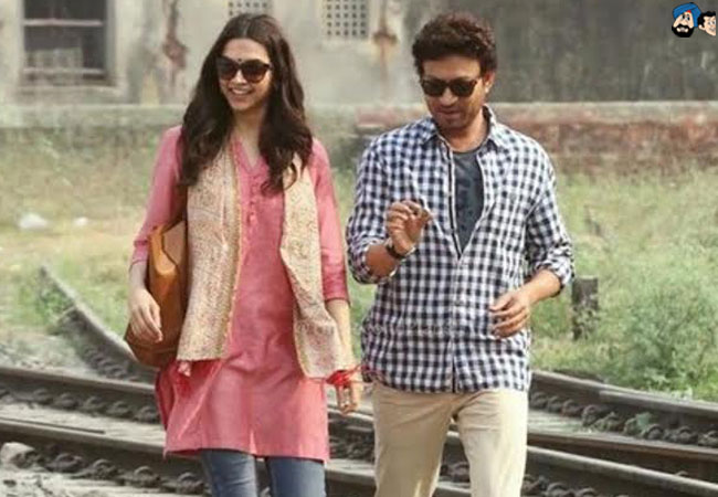 Irrfan Khan and Deepika Padukone