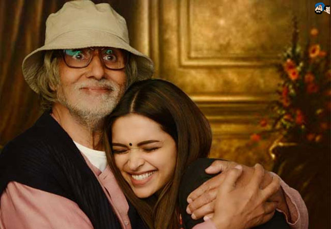 Deepika Padukone and Amitabh Bachchan<br> Movie: Piku
