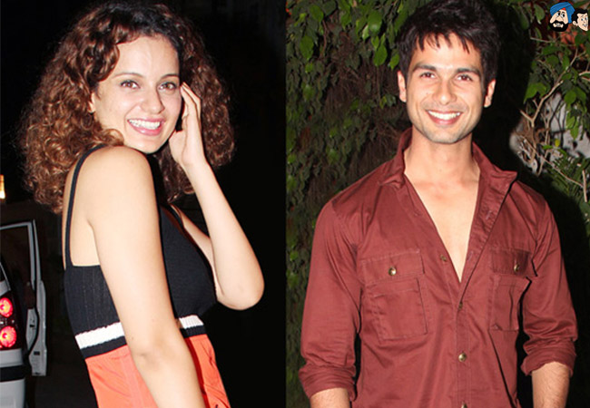 Shahid Kapoor and Kangana Ranaut
