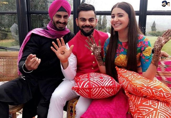 Virat and Anushka's Mehndi