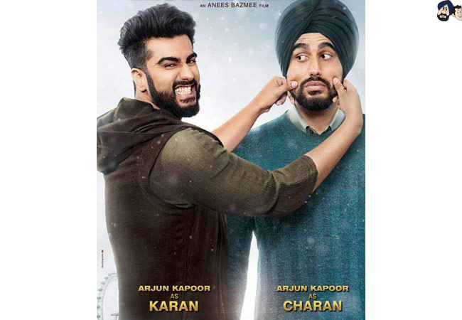 Arjun as Karan and Charan