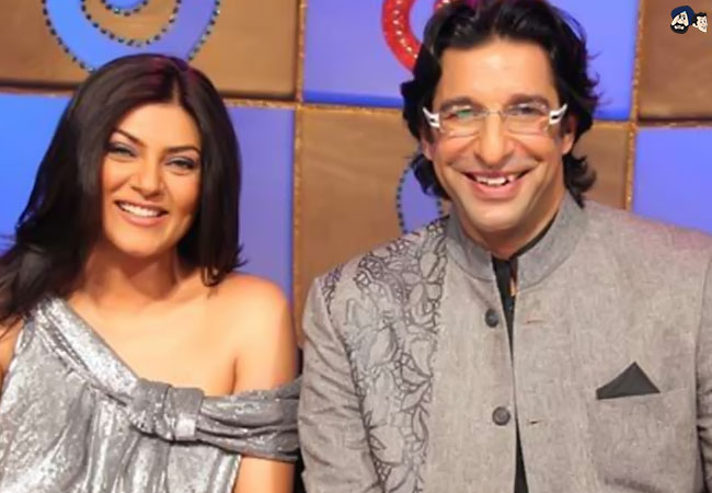 Wasim Akram - Sushmita Sen