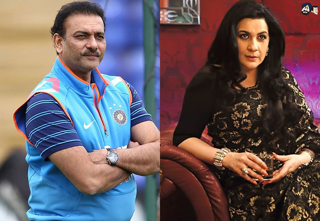 Ravi Shastri - Amrita Singh