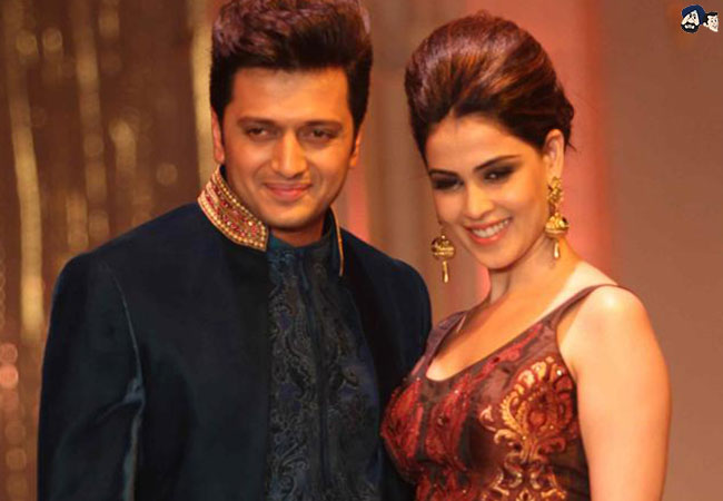 8. Riteish Deshmukh-Genelia D'souza