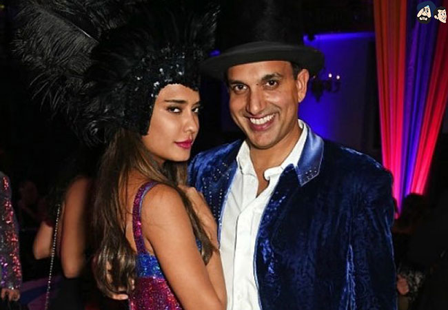 Lisa Haydon and Dino Lalvani