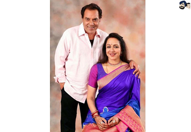 Dharmendra and Hema Malini